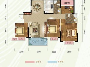 常德-石门县大汉澧水龙城为您提供D-1户型鉴赏