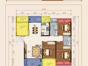 常德-安乡县状元华府为您提供B1户型鉴赏