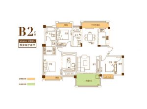 常德-临澧县国宾府为您提供B2户型鉴赏