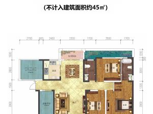 常德-澧县跃宇汀兰湾为您提供A户型鉴赏