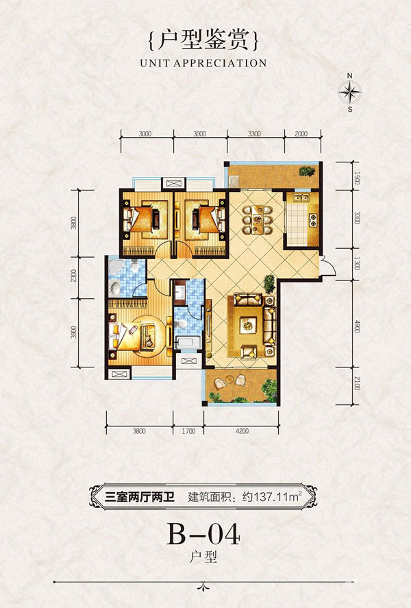 常德-澧县澧州印象为您提供B-04户型图片详情鉴赏