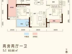 常德-津市市六合城为您提供K户型鉴赏