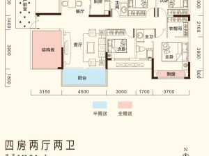 常德-津市市六合城为您提供B1户型鉴赏