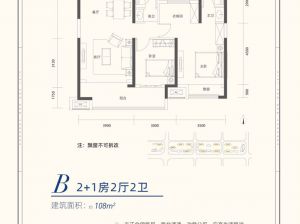 常德-武陵区旭辉国际新城为您提供B户型鉴赏