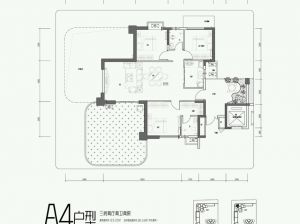 常德-武陵区金盘云中樾为您提供A4户型鉴赏