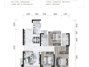 常德-武陵区邦泰誉府为您提供B户型鉴赏