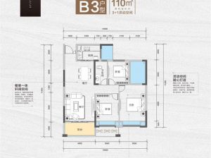 常德-鼎城区长安九里为您提供B3户型鉴赏