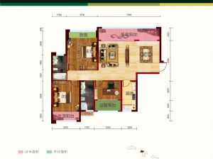 常德-武陵区诚信丽景为您提供D户型鉴赏