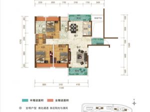 常德-鼎城区城投十里外滩为您提供A户型鉴赏