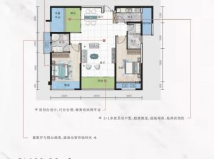 常德-武陵区城投尚德郡为您提供D户型鉴赏