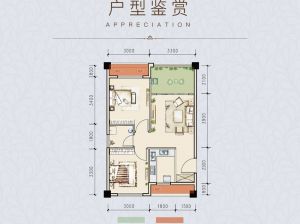 常德-经开区领航公馆为您提供F户型鉴赏