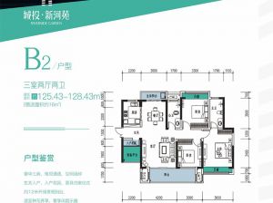 常德-武陵区新河苑为您提供B2户型鉴赏