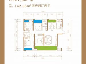 常德-武陵区中建生态智慧城为您提供C3-01户型鉴赏